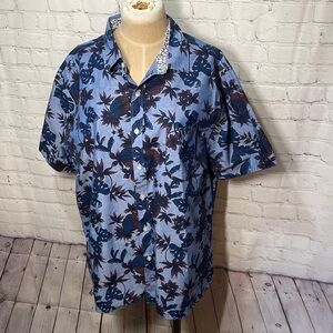 COPY - Van Heusen Short Sleeve Button Up Floral Size XL